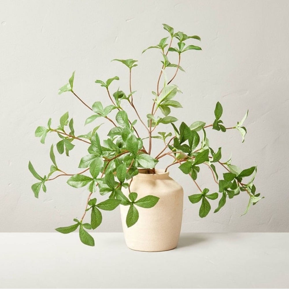 Hearth & Hand Magnolia 14" Faux Gypsophila Leaf Arrangement